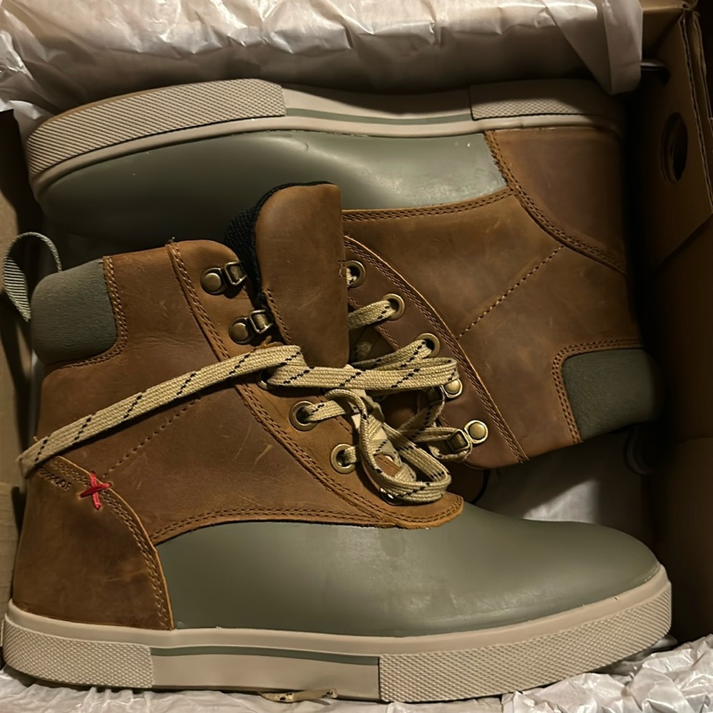 XTRATUF women’s leather ankle deck boot lace